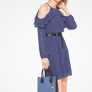 ON HOLD Michael Kors Floral Ruffle Dress